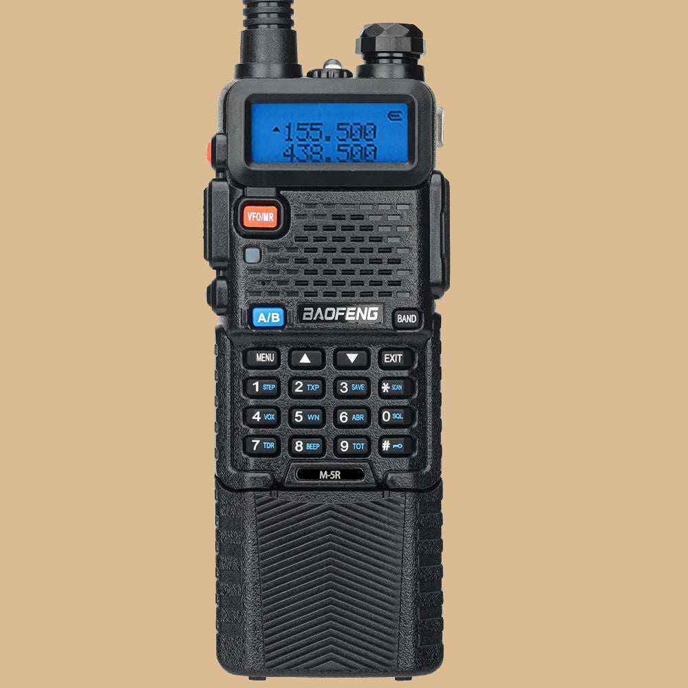 Baofeng M-5R – Tri-Power Trail Radio with Tactical Antenna
